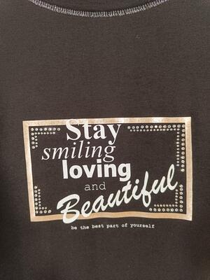 DAMEN-T-SHIRT MIT GESCHNITTENEM MUSTER M/M 25416 Tellini S.R.L. Großhandelskleidung